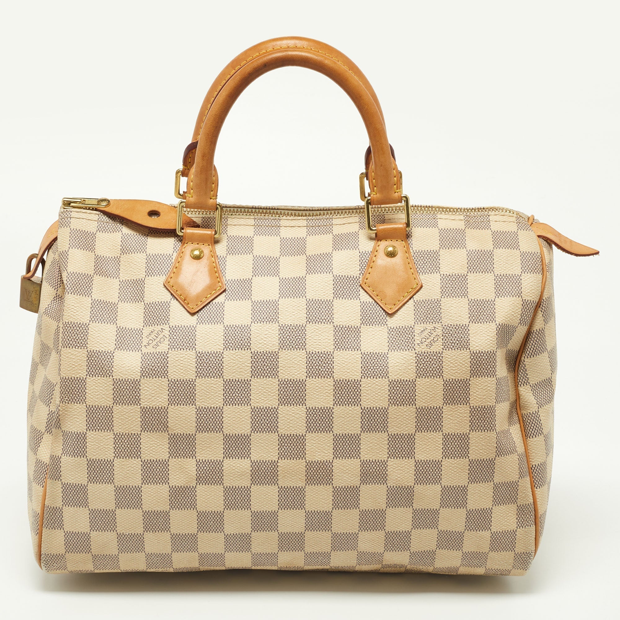 LOUIS VUITTON Damier Azur Canvas Speedy 30 Bag