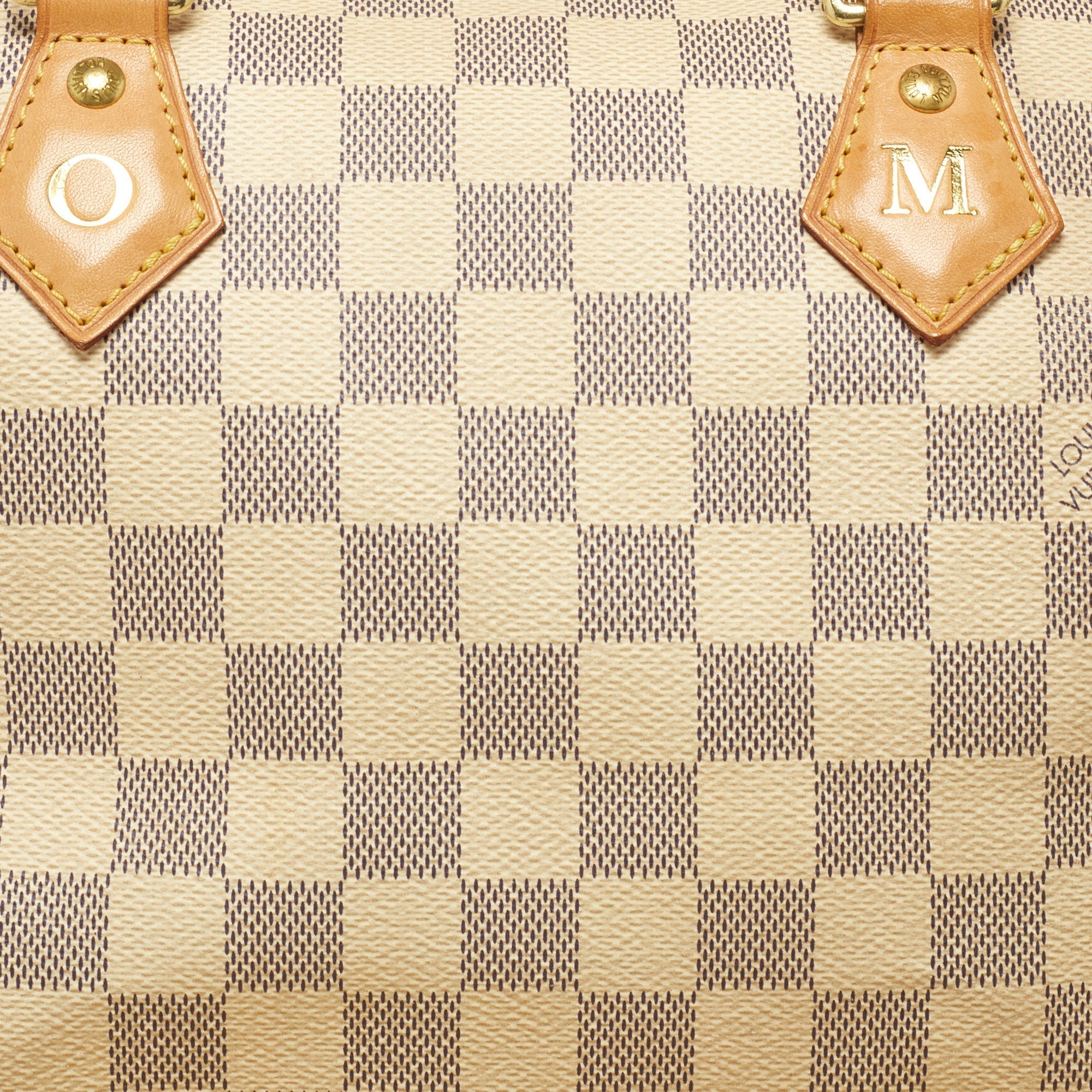 LOUIS VUITTON Damier Azur Canvas Speedy 30 Bag