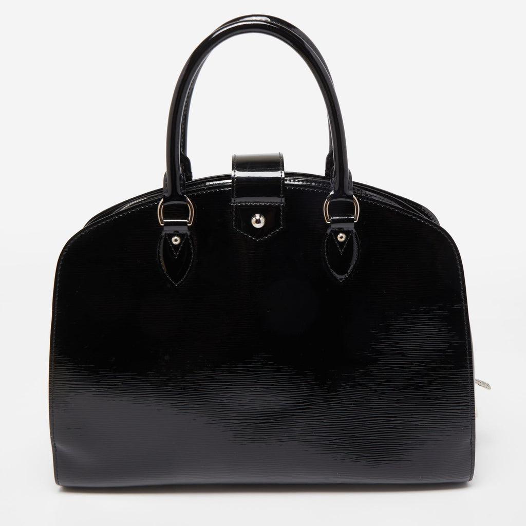 LOUIS VUITTON Black Electric Epi Leather Pont Neuf GM Bag
