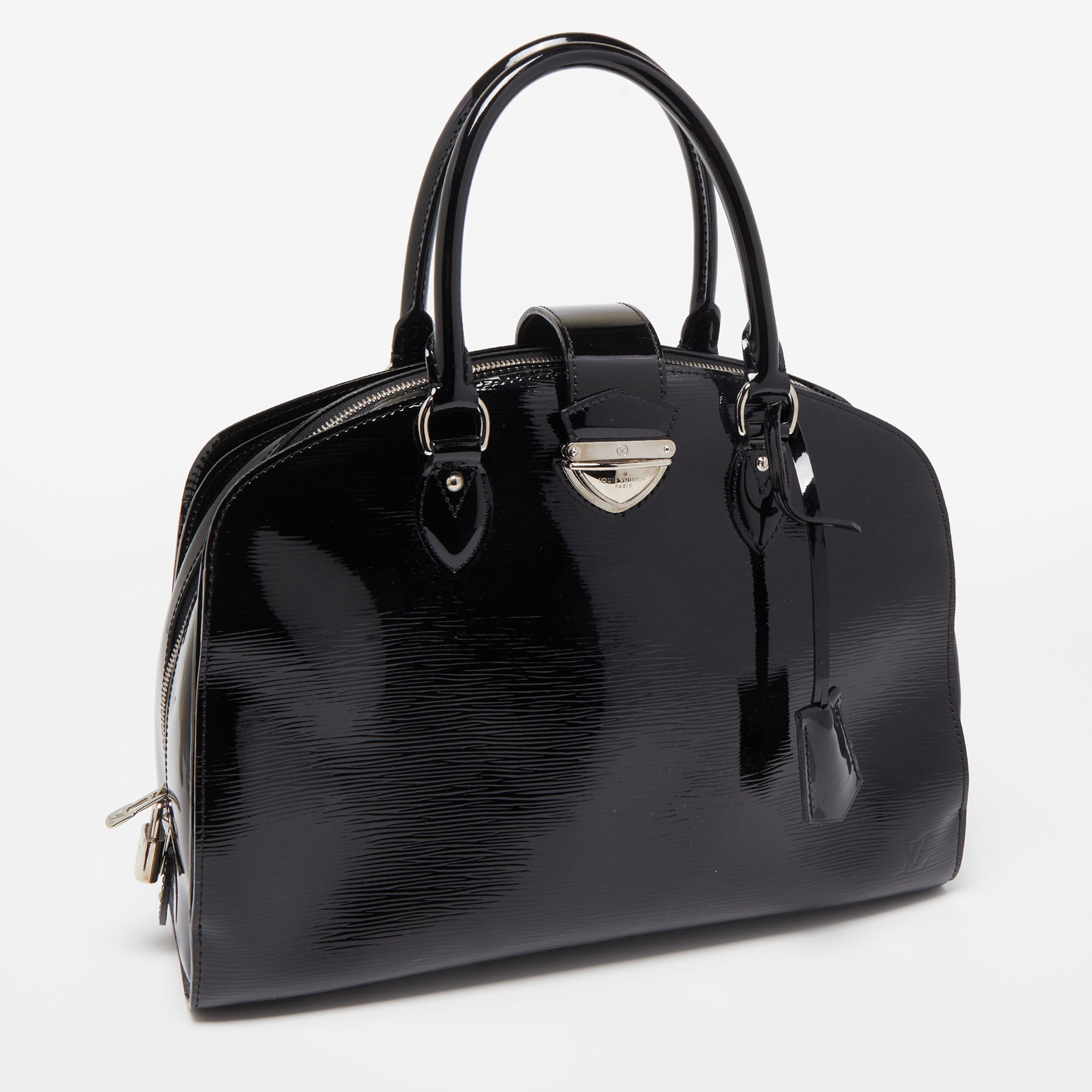 LOUIS VUITTON Black Electric Epi Leather Pont Neuf GM Bag