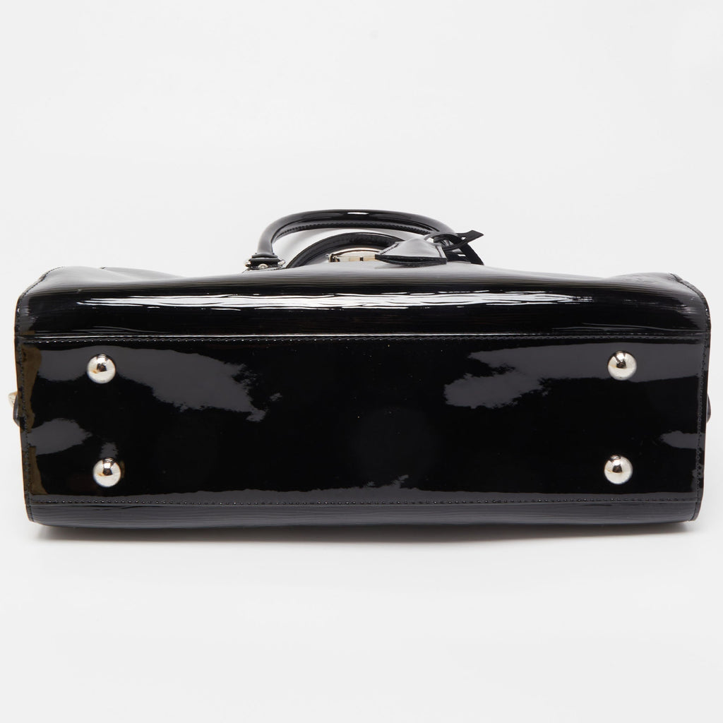 LOUIS VUITTON Black Electric Epi Leather Pont Neuf GM Bag