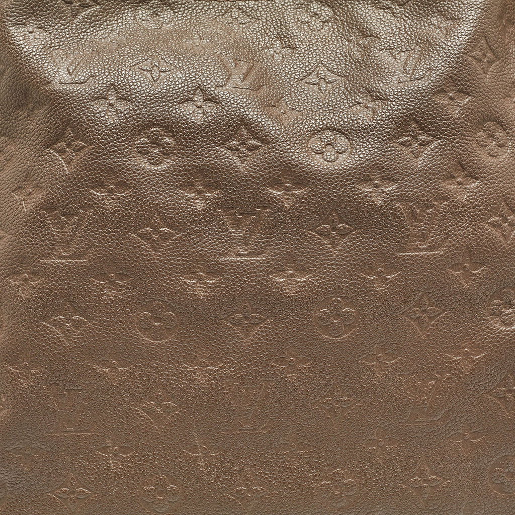 LOUIS VUITTON Terre Monogram Empreinte Leather Artsy MM Bag