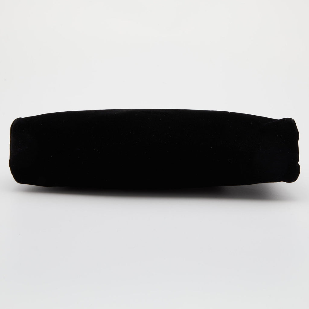 PRADA Black Velvet Frame Satchel