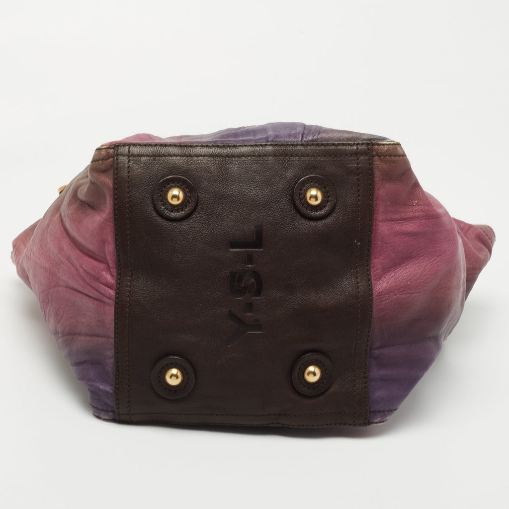 Saint Laurent Multicolor Leather Downtown Tote