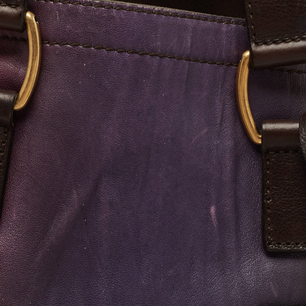 Saint Laurent Multicolor Leather Downtown Tote