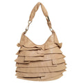 YVES SAINT LAURENT Beige Leather Small St Tropez Hobo