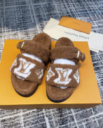 louis vuitton Women's Paseo Flat Comfort Mule Cognac For Women 1AACRN