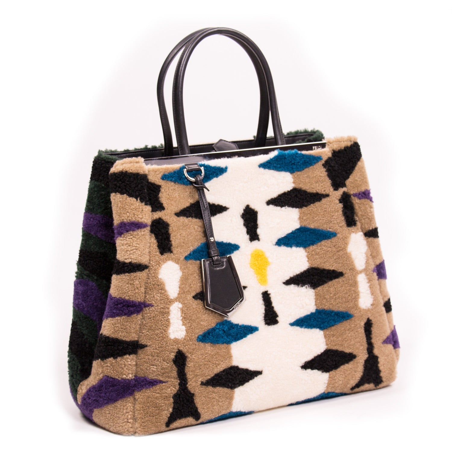 Fendi Shearling Large 2jours Tote