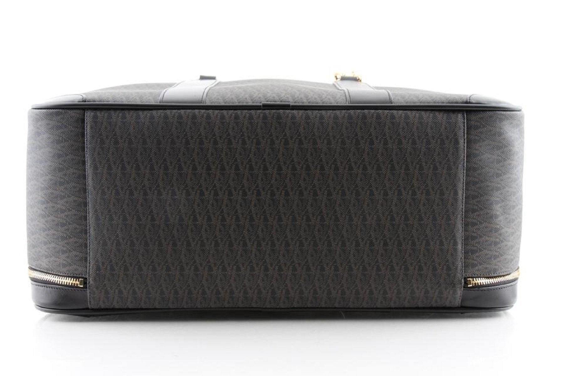 Saint Laurent Toile Classic Monogram 24 Hr Logo Briefcase Luggage