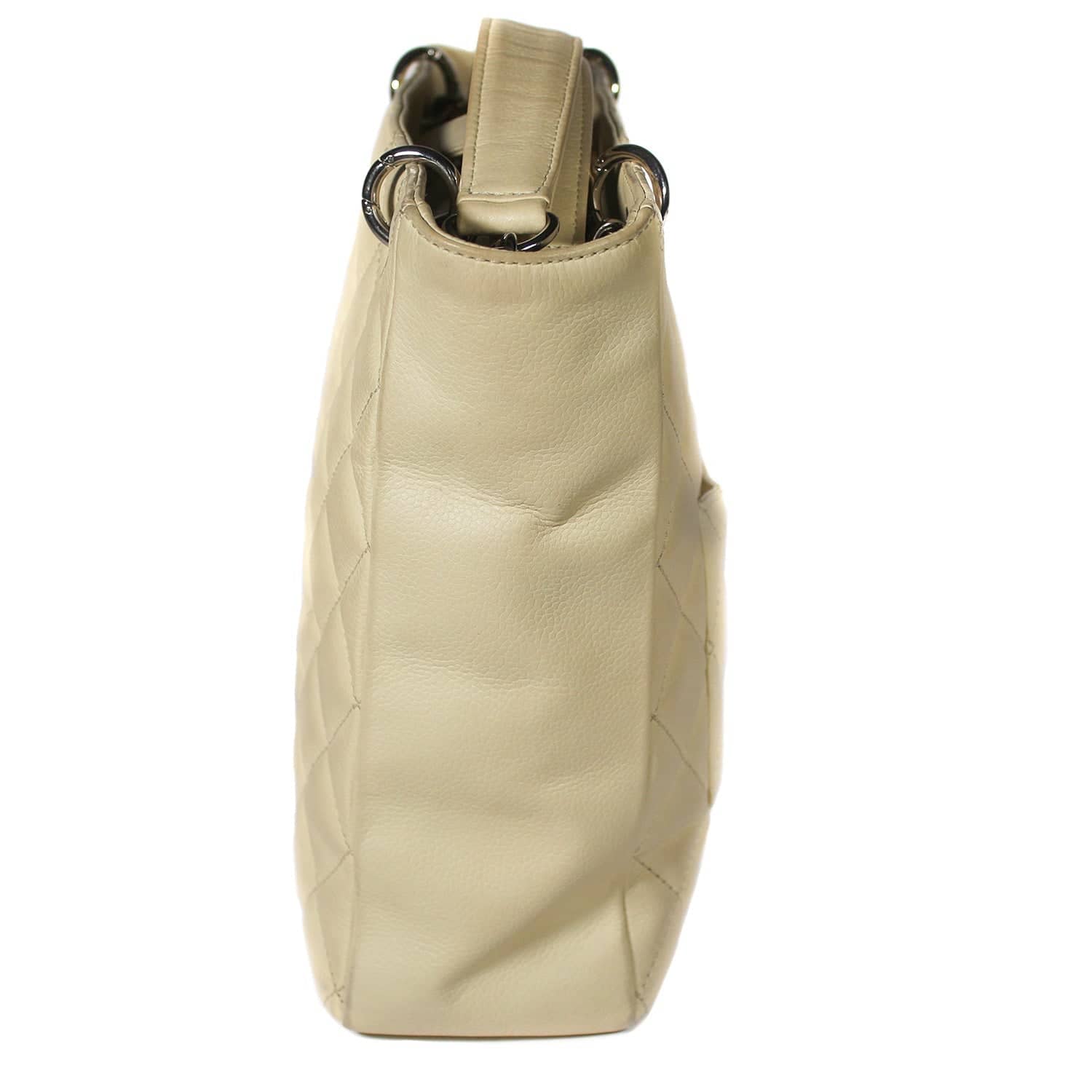 Chanel PST beige Caviar Silver