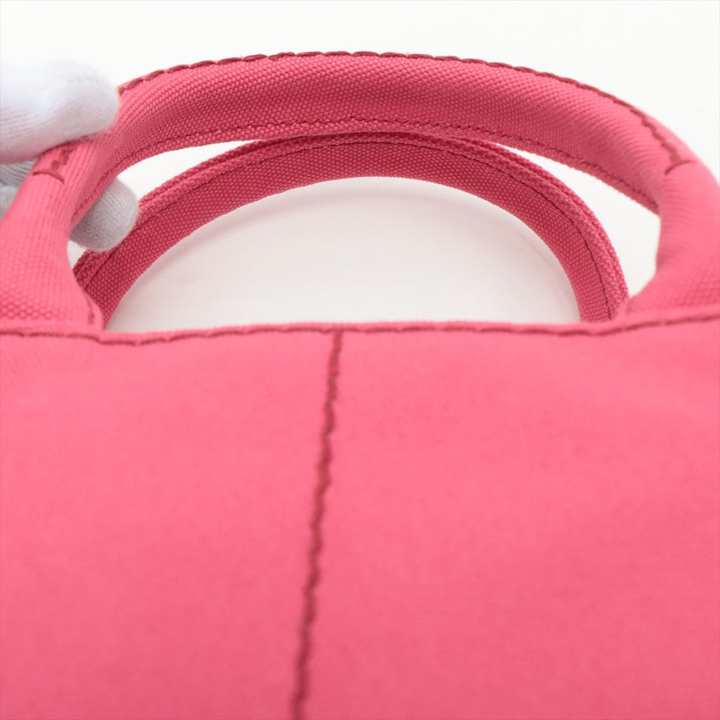 Prada 2-Way Canvas Tote Bag Pink