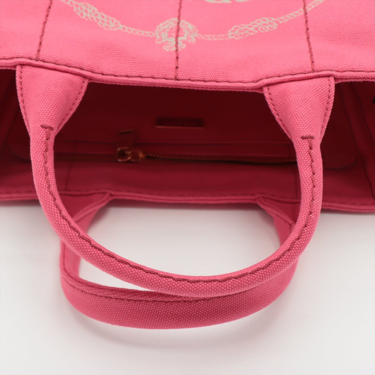 Prada 2-Way Canvas Tote Bag Pink