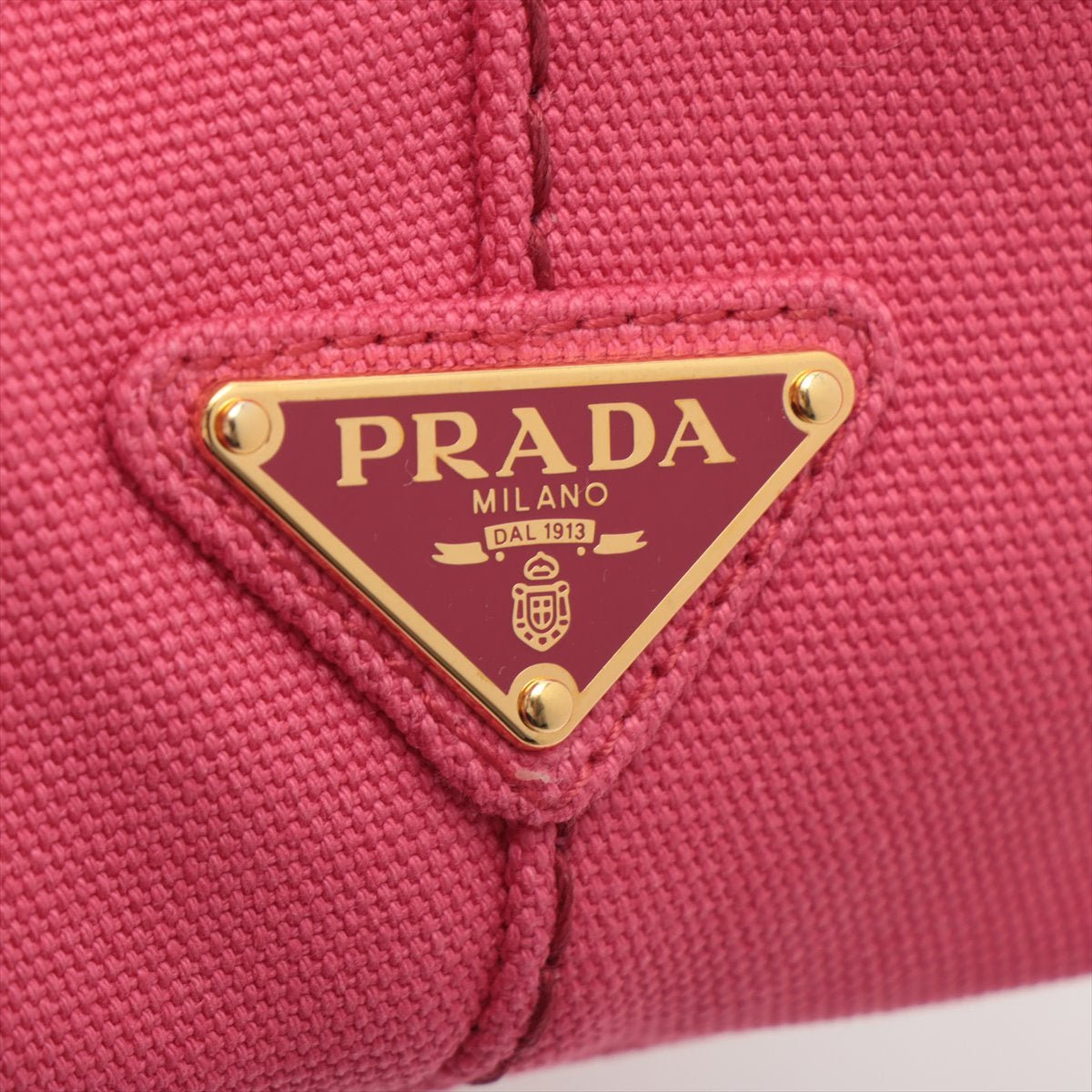 Prada 2-Way Canvas Tote Bag Pink