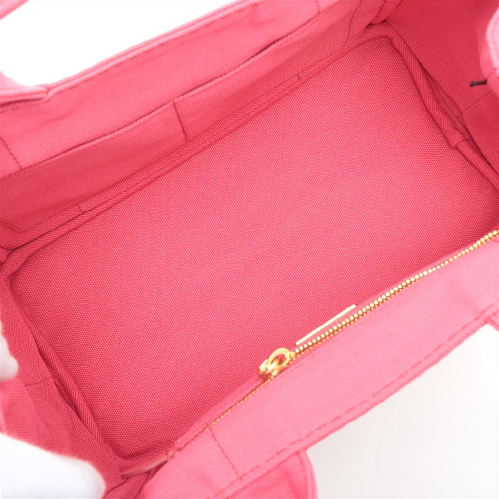 Prada 2-Way Canvas Tote Bag Pink