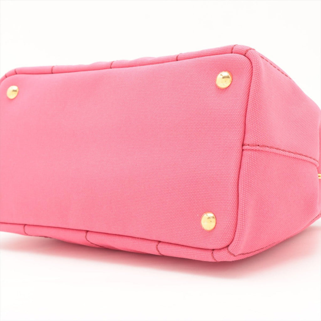 Prada 2-Way Canvas Tote Bag Pink