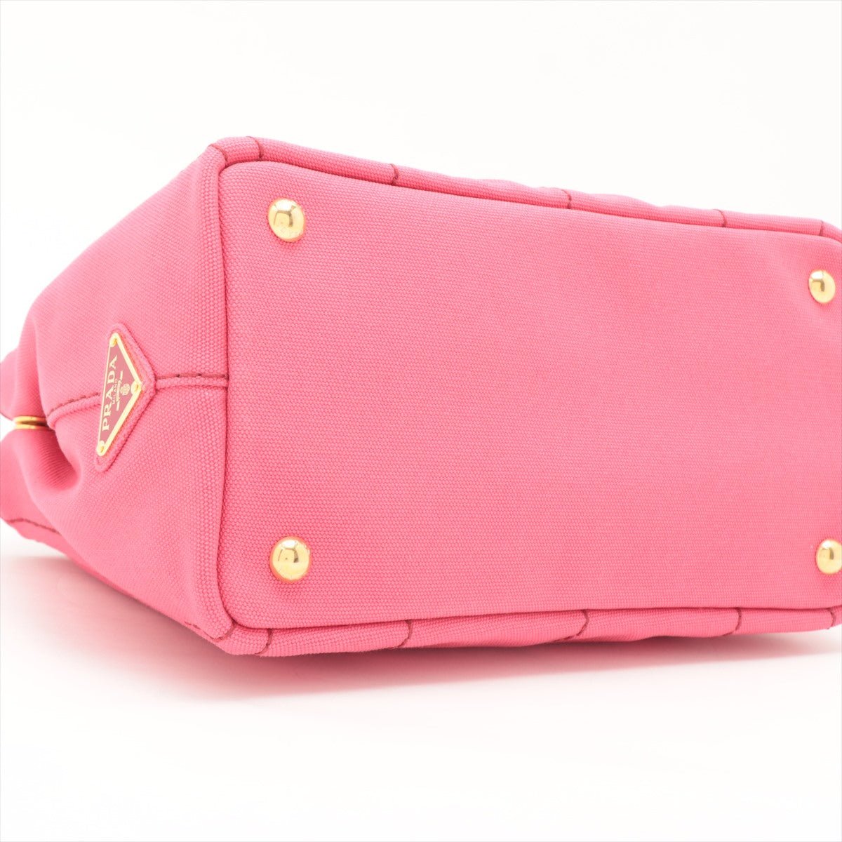 Prada 2-Way Canvas Tote Bag Pink