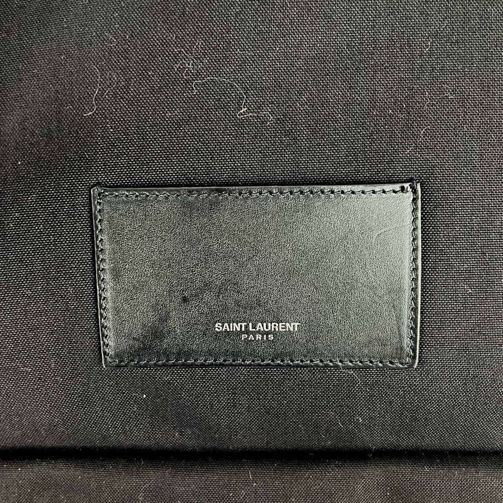 Saint Laurent Canvas City Laptop Backpack
