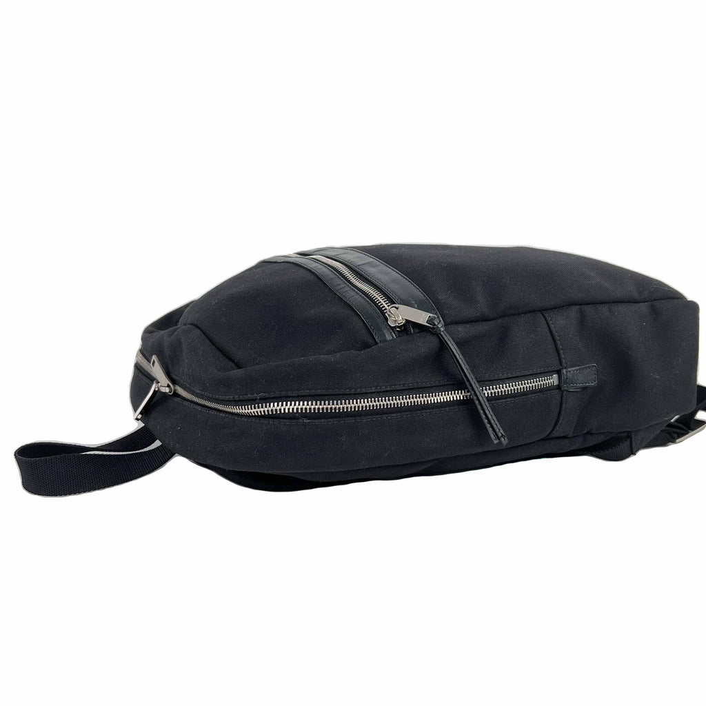 Saint Laurent Canvas City Laptop Backpack