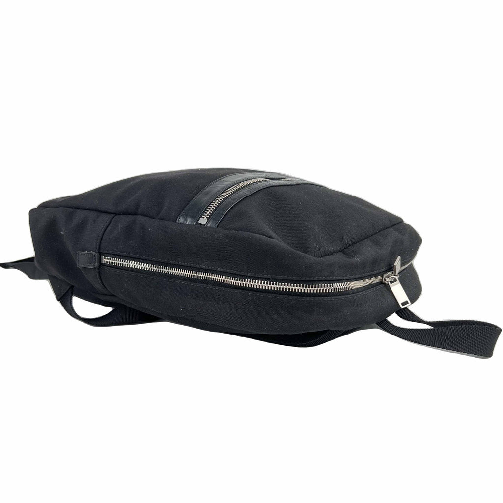 Saint Laurent Canvas City Laptop Backpack