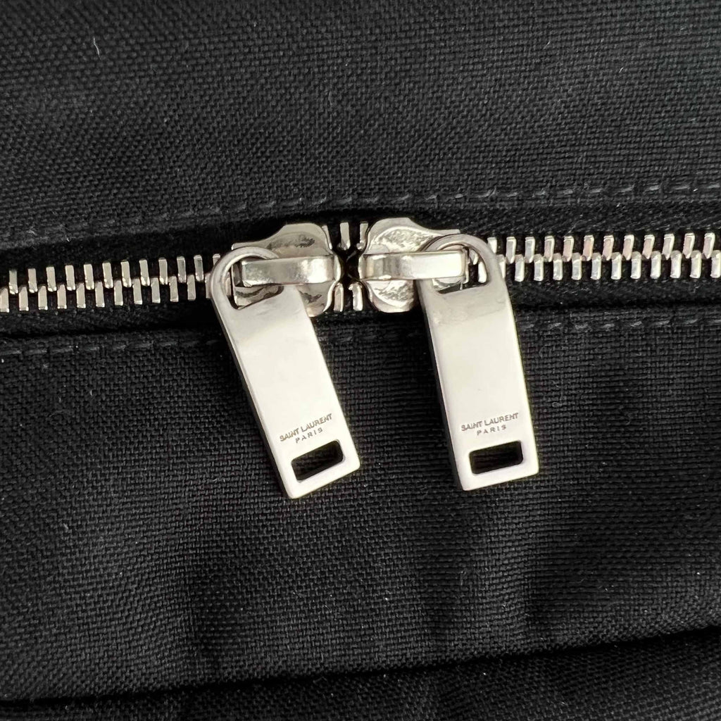 Saint Laurent Canvas City Laptop Backpack