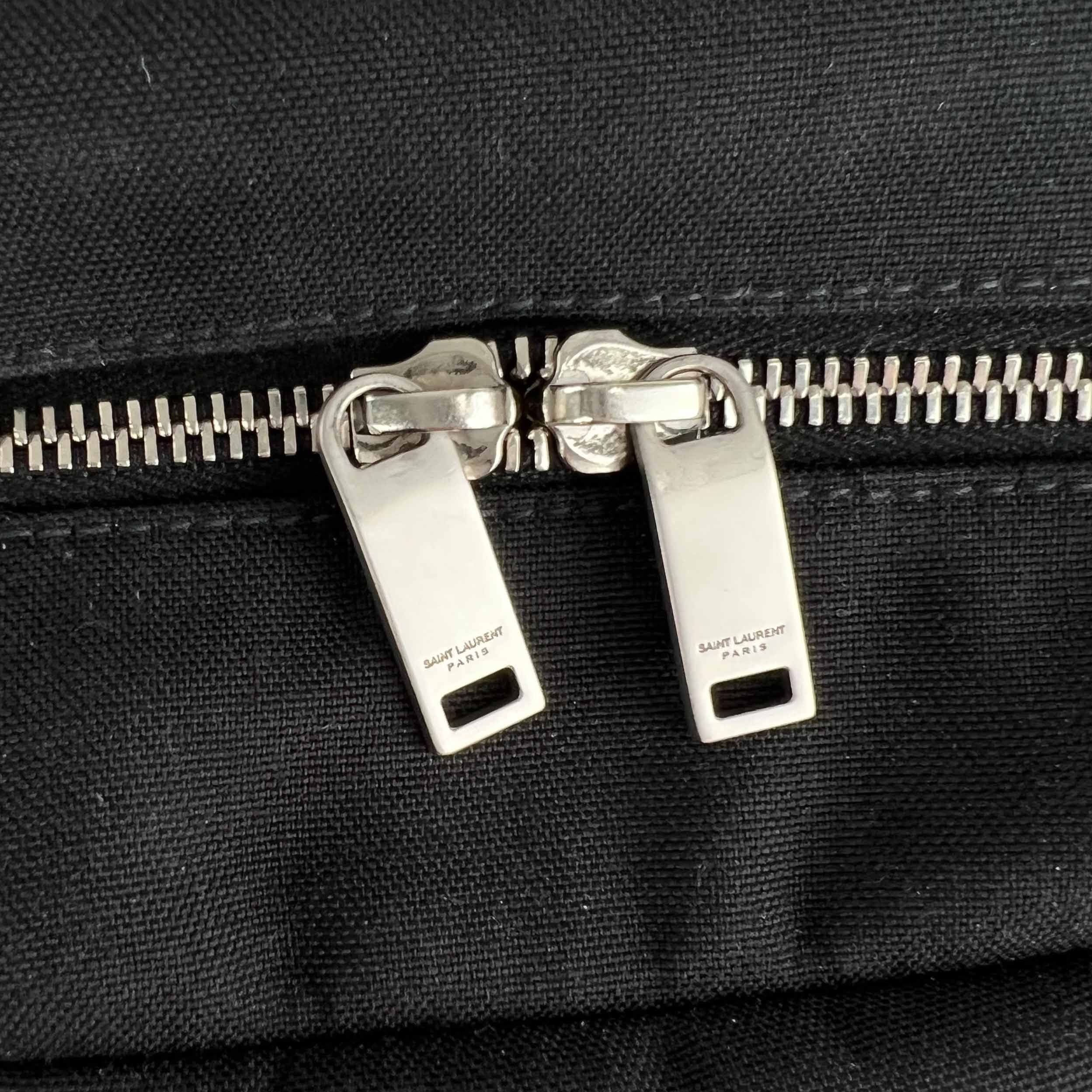 Saint Laurent Canvas City Laptop Backpack