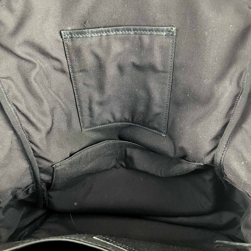 Saint Laurent Canvas City Laptop Backpack