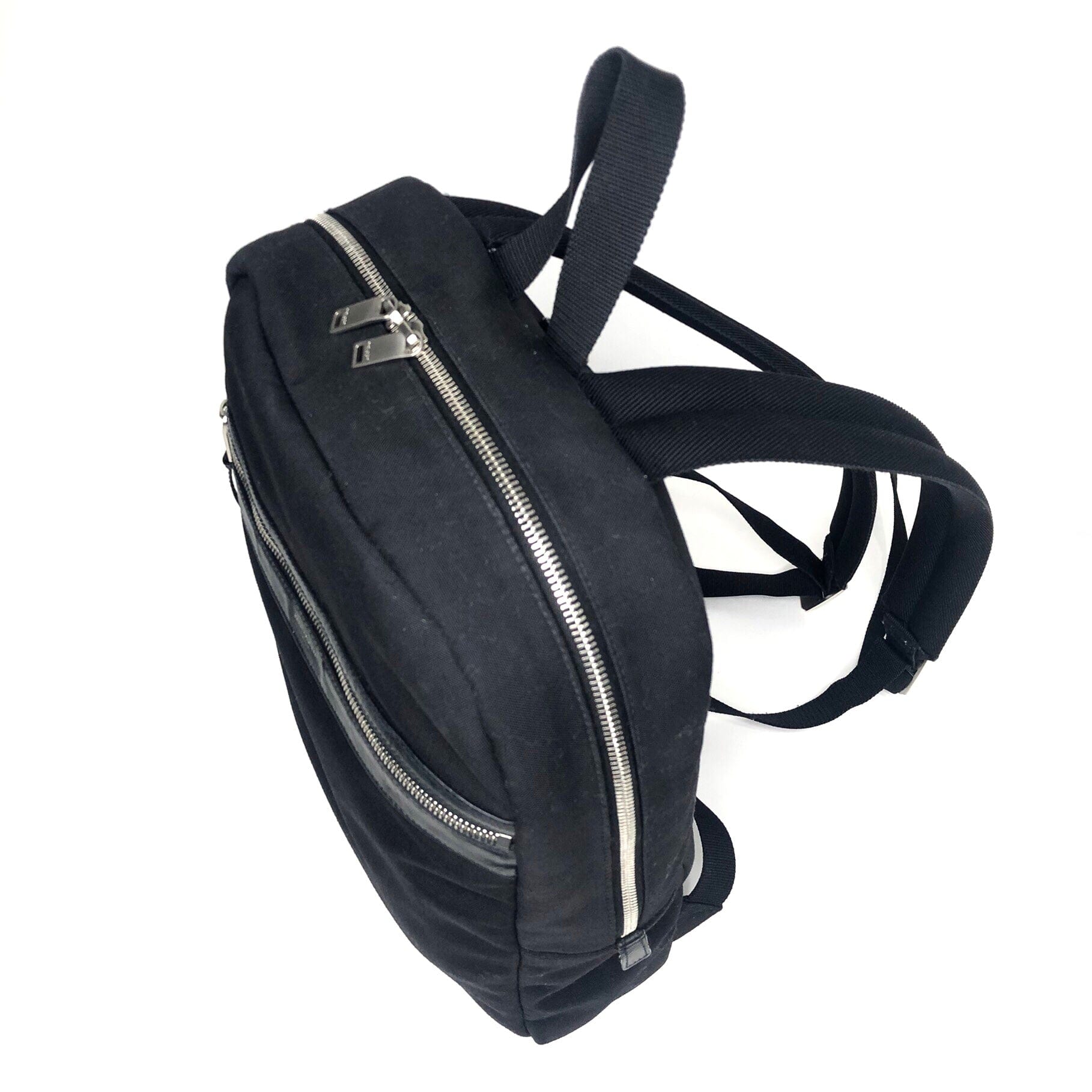 Saint Laurent Canvas City Laptop Backpack