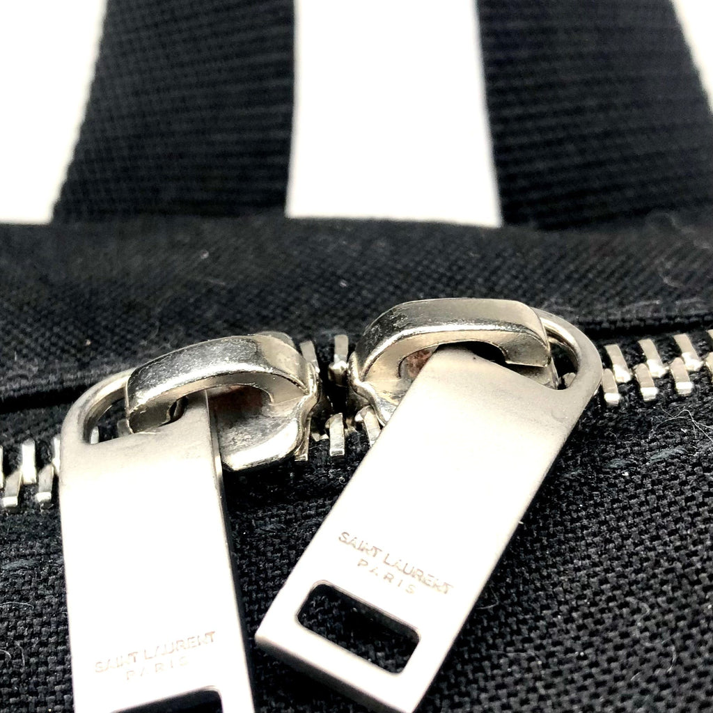 Saint Laurent Canvas City Laptop Backpack