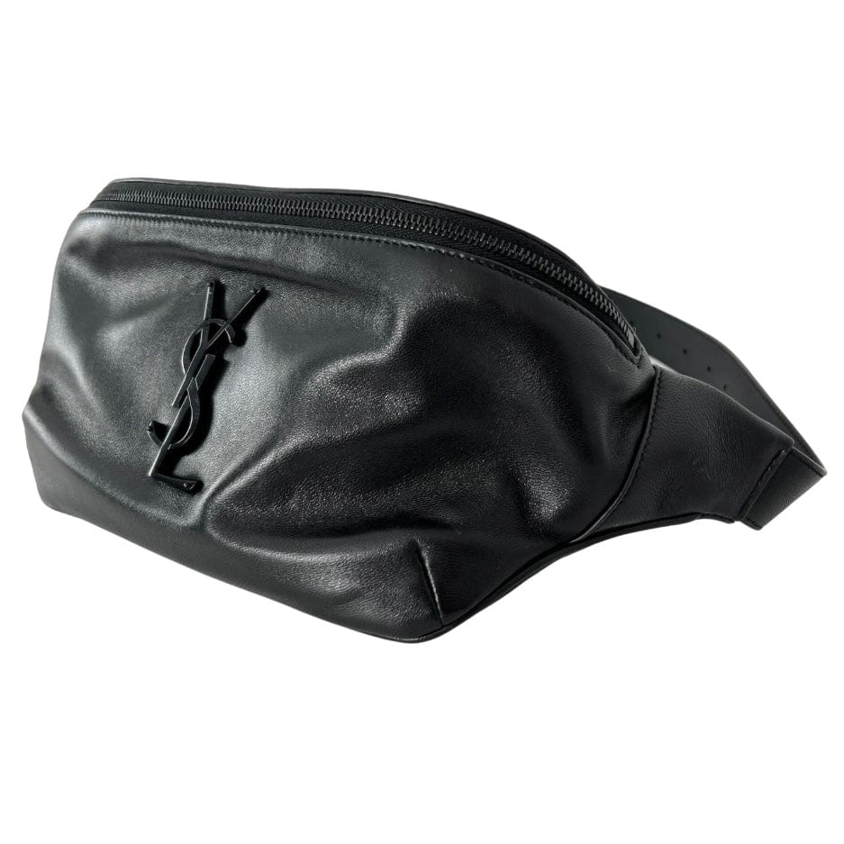 Saint Laurent Monogram Calfskin Leather Belt Bag