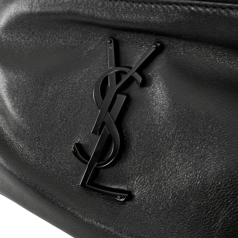 Saint Laurent Monogram Calfskin Leather Belt Bag