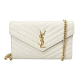 Saint Laurent Monogram Envelope Wallet on Chain