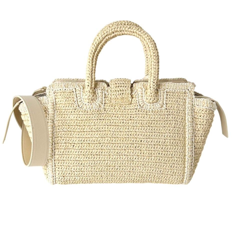 Saint Laurent Raffia Baby Downtown Cabas