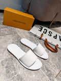 louis vuitton Women's Magnetic Flat Mule White For Women