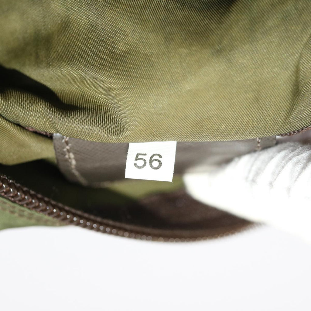 PRADA Boston Bag Nylon Khaki  tb781