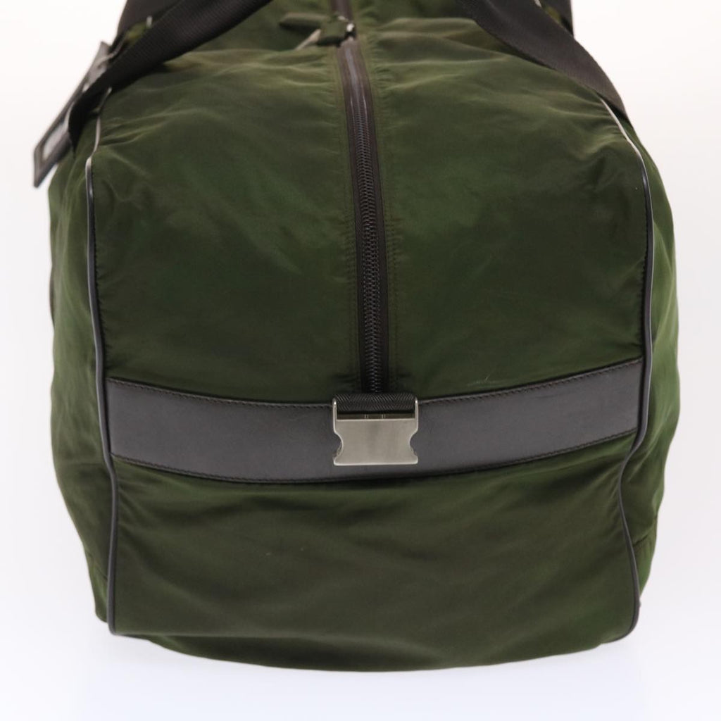 PRADA Boston Bag Nylon Khaki  tb781