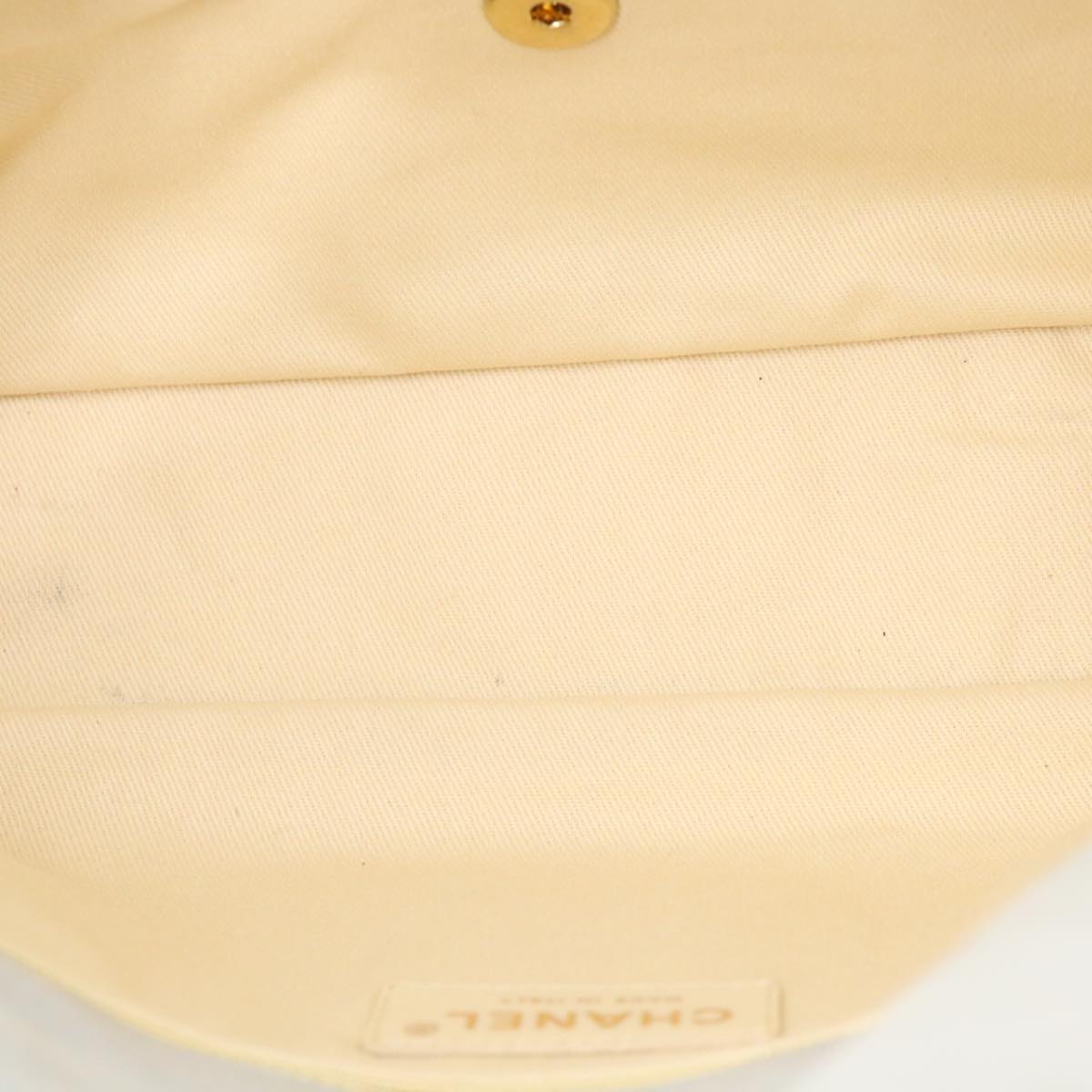 CHANEL Lamb Skin Matelasse Double Chain Shoulder Bag Gray CC  am1097g