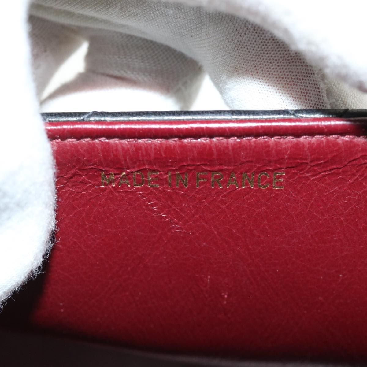 CHANEL Chain Turn Lock Diana Matelasse Shoulder Bag Lamb Skin Black  rz036A