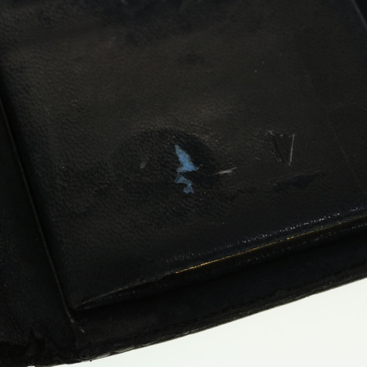 CHANEL Long Wallet Caviar Skin Black CC  ti1128