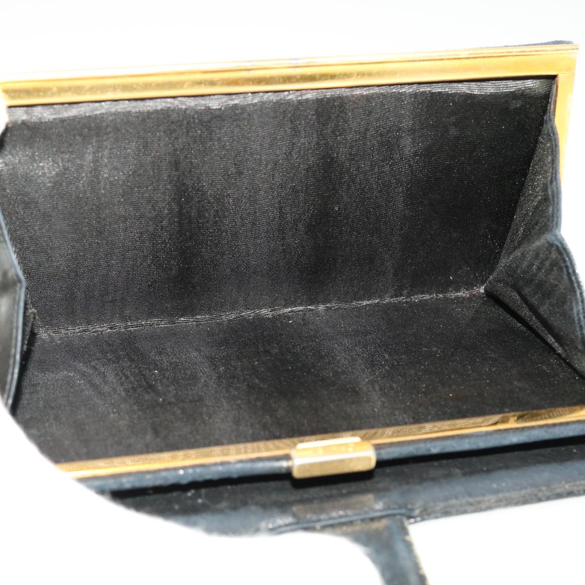 CHANEL Long Wallet Caviar Skin Black CC  ti1128