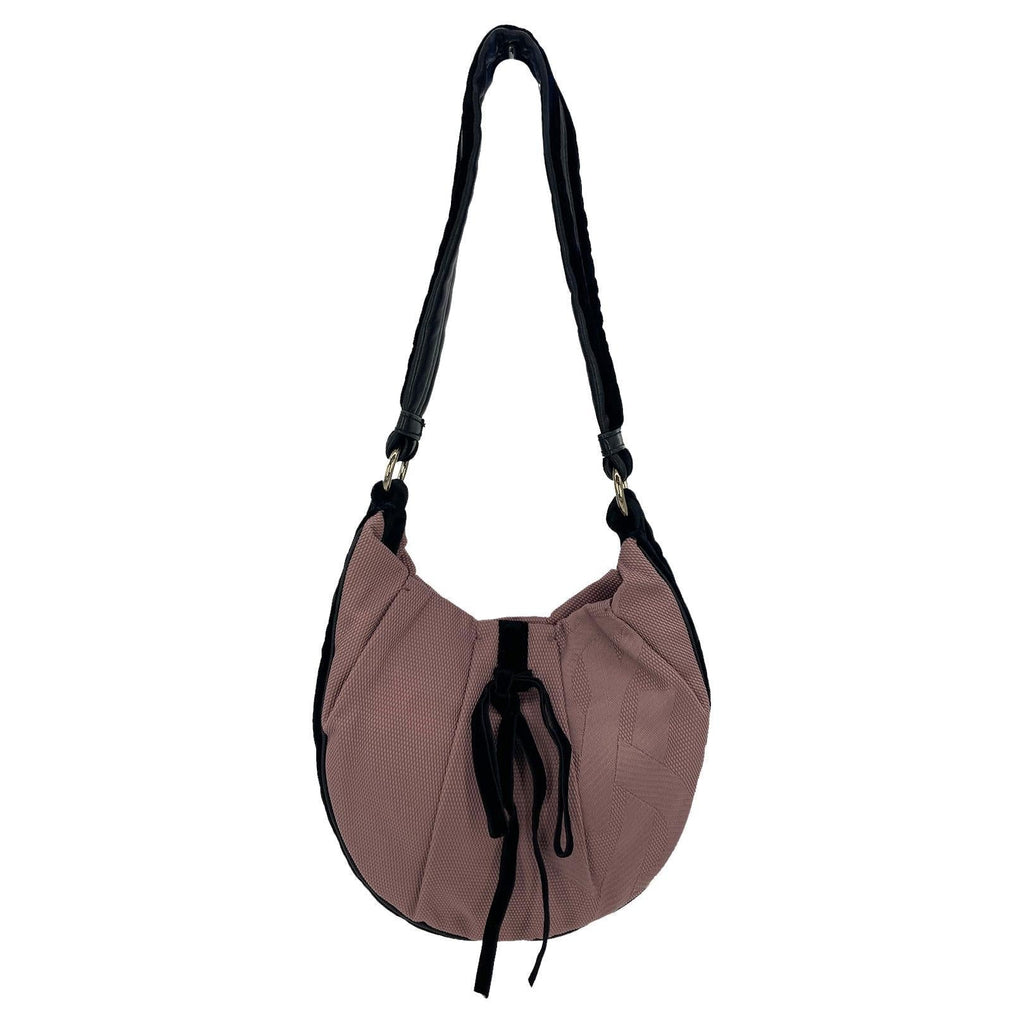 YVES SAINT LAURENT Mauve Canvas Rive Gauche Shoulder Bag