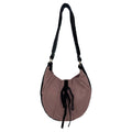 YVES SAINT LAURENT Mauve Canvas Rive Gauche Shoulder Bag