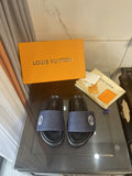 louis vuitton Women's Pool Pillow Comfort Mule Blue For Women LV