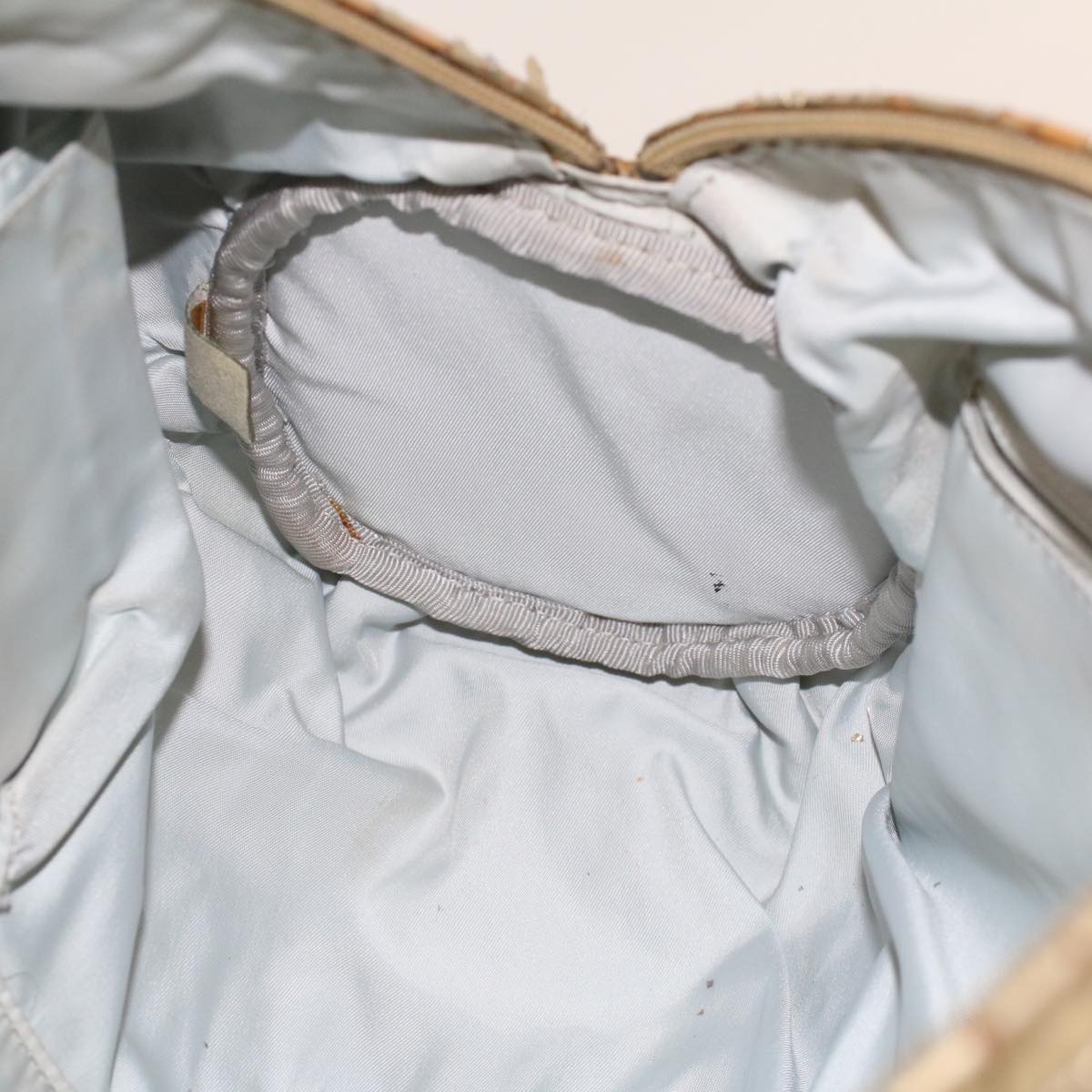 CHANEL Boston Bag Patent leather Gold Tone CC Auth yb278