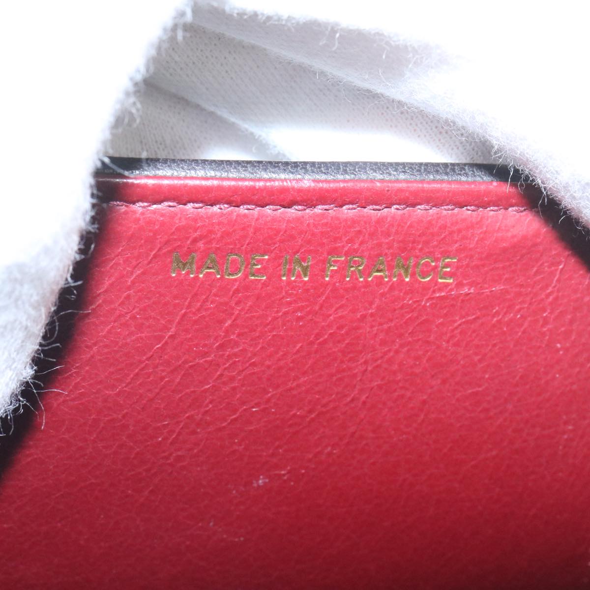 CHANEL Mademoiselle Big COCO Mark Chain ShoulderBag Lamb Skin Black  yk4080A