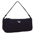 PRADA Accessory Pouch Nylon Purple  yk5948