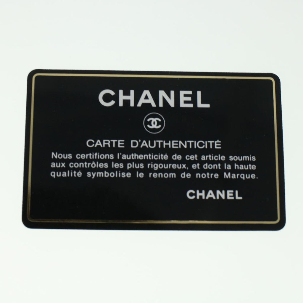 CHANEL Child Bag Hand Bag Lamb Skin White CC  yk7389B