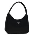 PRADA Hand Bag Nylon Black  yk7498